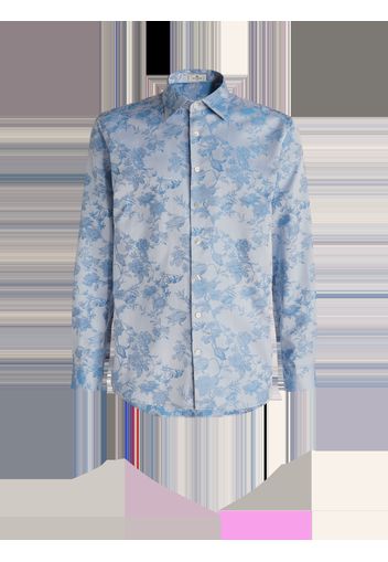 Jacquard Shirt With Flowers