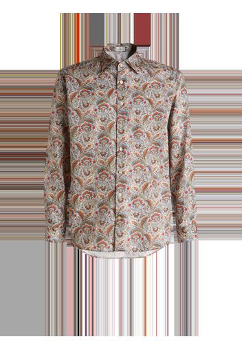 Floral Design Cotton Shirt