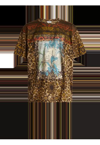 Jungle Pattern Carpet Print T-shirt