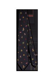 Micro Design Silk Tie