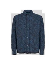 Technical Fabric Quilted Paisley Overshirt