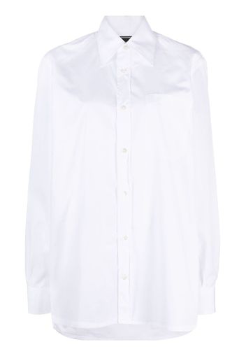 10 CORSO COMO long-sleeve cotton shirt - White
