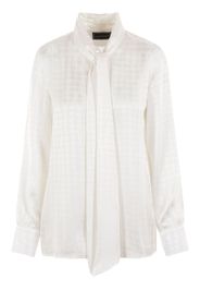 10 CORSO COMO lavallière shirt - White