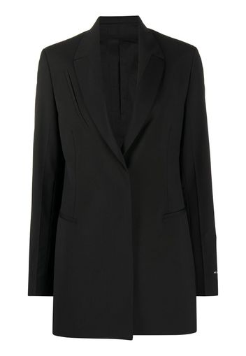 slit pocket long-sleeved blazer