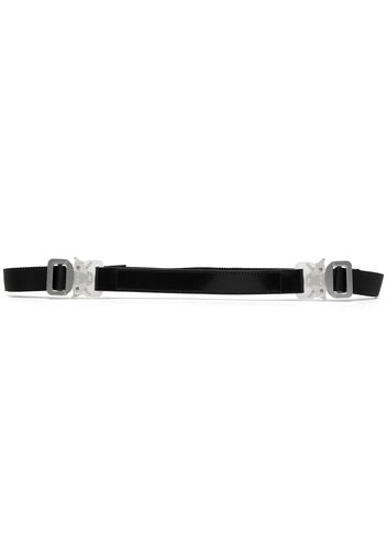 1017 ALYX 9SM signature-buckle rollercoaster belt - Black