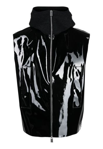 1017 ALYX 9SM high-shine finish sleeveless vest - Black