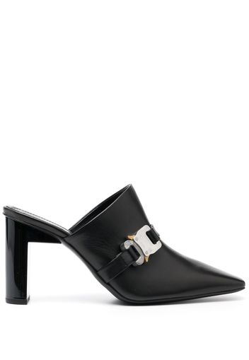 1017 ALYX 9SM square-toe leather mules - Black