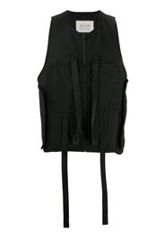 strap-detail bullet vest