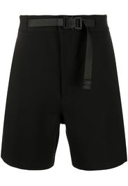 belted waist cargo shorts