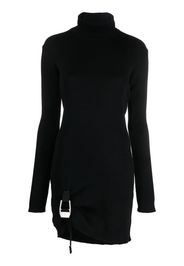 1017 ALYX 9SM buckle-detail ribbed-knit minidress - Black