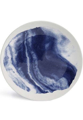 Indigo Storm salad plate