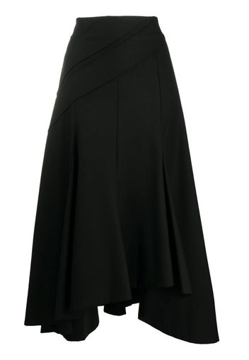 high-waisted asymmetric waist