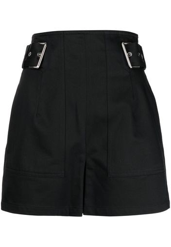 3.1 Phillip Lim double-buckle detail shorts - Black