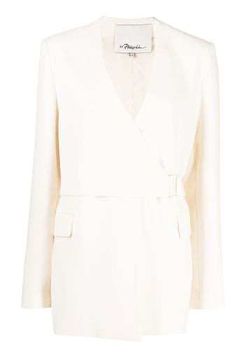 3.1 Phillip Lim heavy candy wrap blazer - White