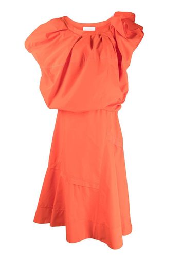 3.1 Phillip Lim gathered-detail off-shoulder dress - Orange