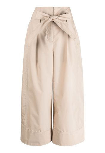 3.1 Phillip Lim pleat-detail cropped trousers - Neutrals