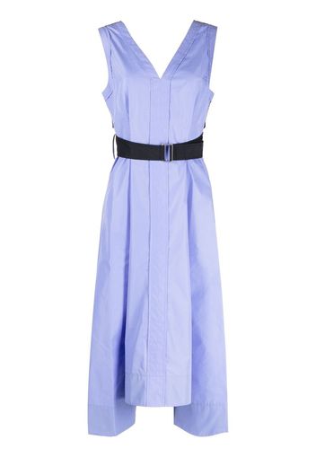 3.1 Phillip Lim V-neck sleeveless flared dress - Purple