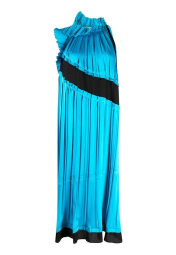 3.1 Phillip Lim fully-pleated sleeveless midi dress - Blue