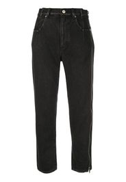 3.1 Phillip Lim Zippered Denim Pant - Black