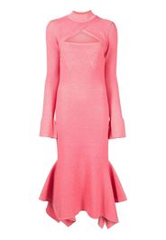 3.1 Phillip Lim cut-out ribbed knit dress - Pink
