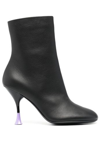 3juin 95mm leather ankle boots - Black