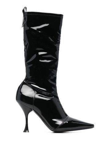 3juin Berry Cris leather boots - Black