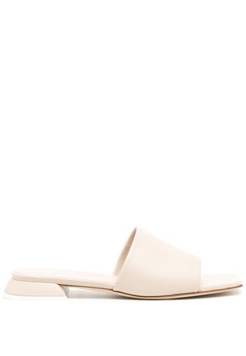 3juin Siena leather sandals - White