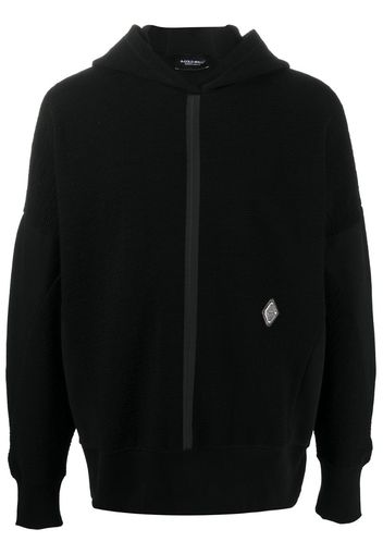 concealed zipped hoodie