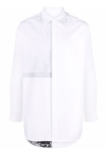 A-COLD-WALL* long-length button-up shirt - White