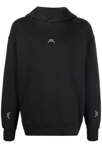 A-COLD-WALL* cotton logo-print hoodie - Black