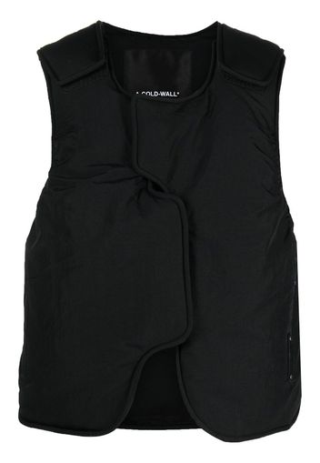 A-COLD-WALL* round-neck gilet - Black