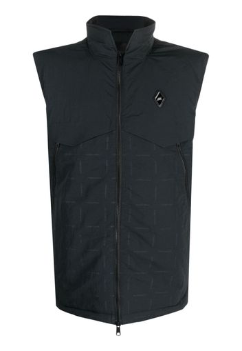 A-COLD-WALL* logo-patch printed gilet - Black