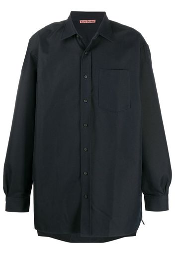 twill poplin shirt