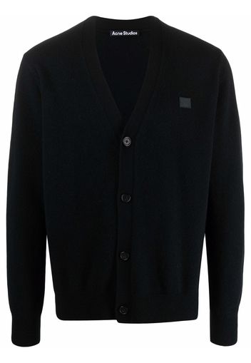 Acne Studios V-neck wool cardigan - Black