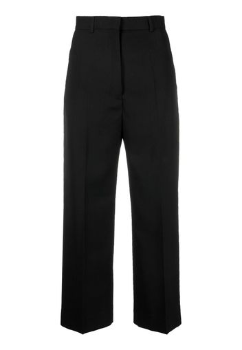 ACNE STUDIOS cropped straight-leg trousers - Black