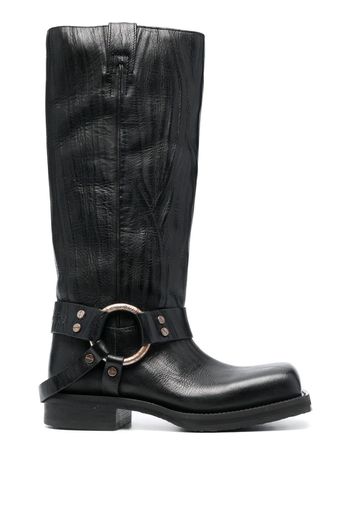 Acne Studios 30mm knee-high leather boots - Black