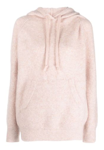 Acne Studios melange-effect wool-blend hoodie - Pink