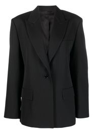 Acne Studios single-breasted peak-lapel blazer - Black