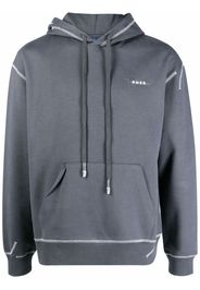 Ader Error hooded jersey sweatshirt - Grey