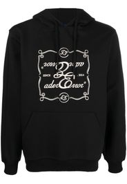 Ader Error Decal logo hoodie - Black