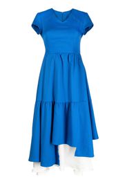 Ader Error layered asymmetric midi dress - Blue