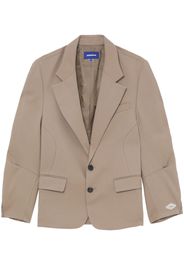 Ader Error long-sleeved wool blazer - Neutrals