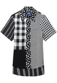 Ader Error Amb patchwork short-sleeve shirt - Black