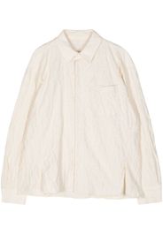 Ader Error matelassé cotton-blend shirt - Neutrals