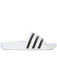 adidas Adidas Originals Adilette stripe slides - White