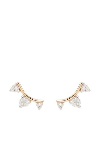 Amigos 14-karat gold diamond earrings