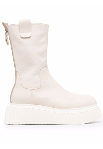 AGL Milagros platform boots - Neutrals