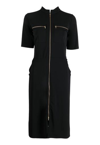 agnès b. Handy zip-up midi dress - Black