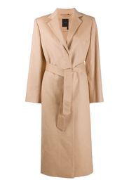 tie-waist trench coat