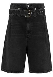 Reworked '90s belted denim shorts